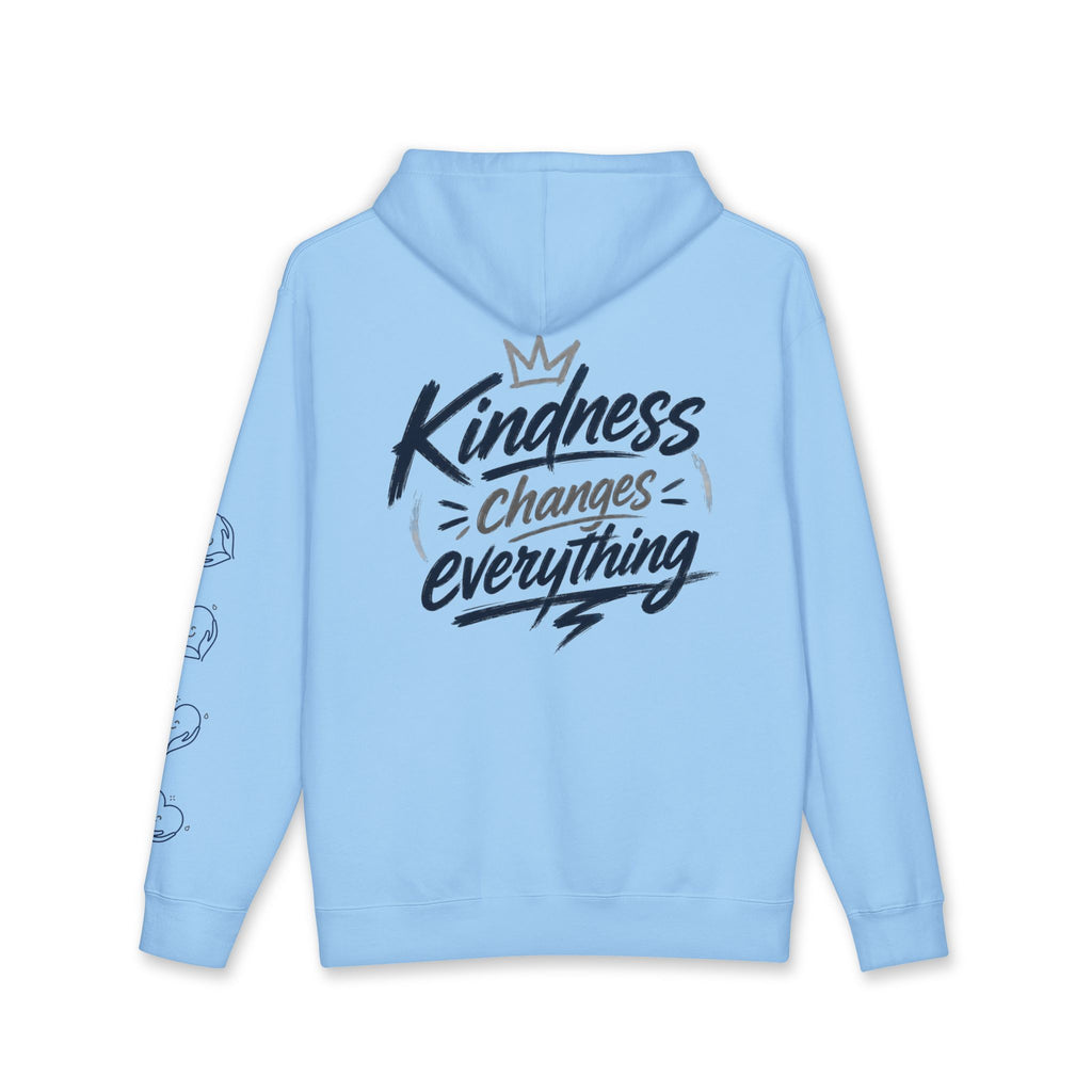 Kindness Changes Everything Hoodie – Heart Hands Graphic Inspirational Pullover