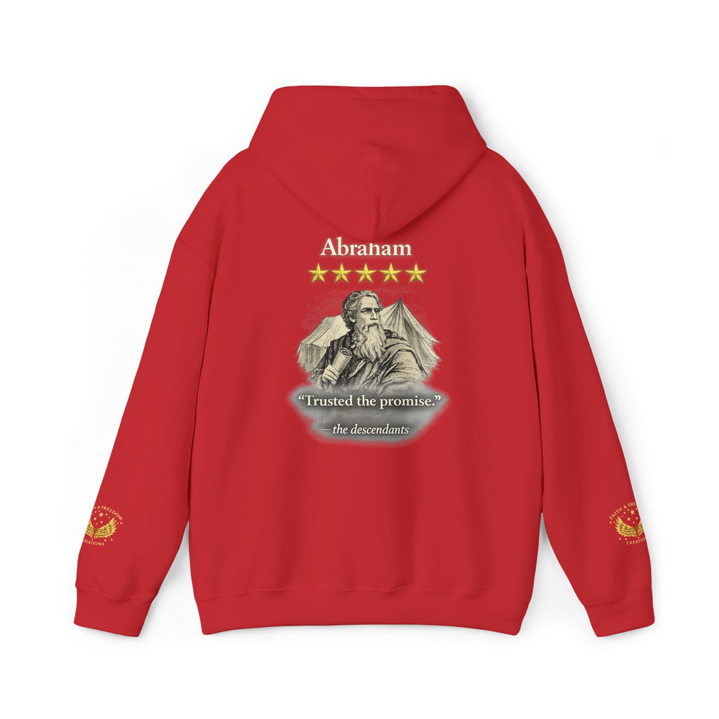 Abraham – Patriarch Hoodie | “I Trusted the Promise” Graphic – Five-Star Faith Series
