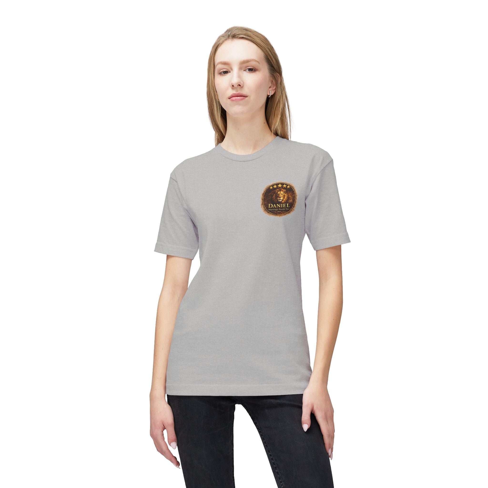 Daniel Review "Stay" Christian T-Shirt — Faith-Based Lion Design