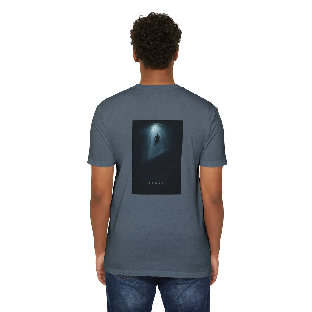 Jonah – Back Print T-Shirt | Atmospheric Deep Sea Graphic – Five-Star Faith Series
