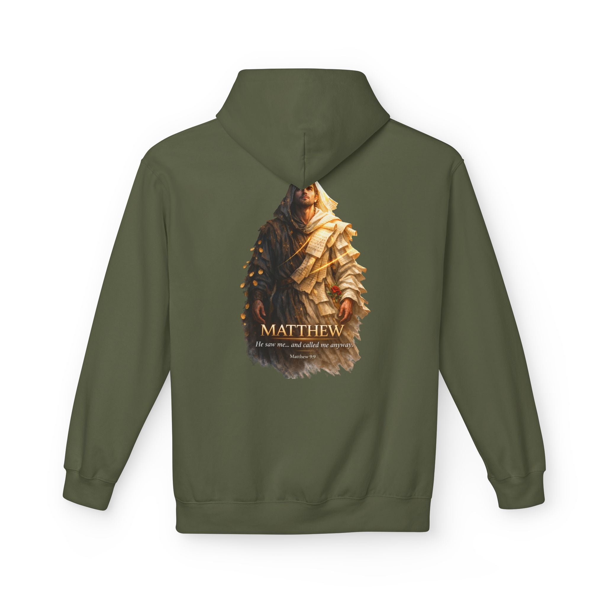 Matthew Gospel Hoodie | Inspirational Christian Faith Hoodie | Scripture Inspired Pullover