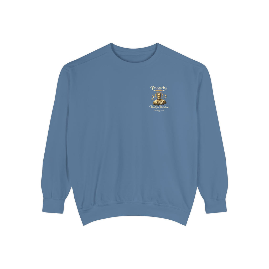 Proverbs Scripture Sweatshirt | Biblical Quote Christian Pullover | Inspirational Faith Crewneck