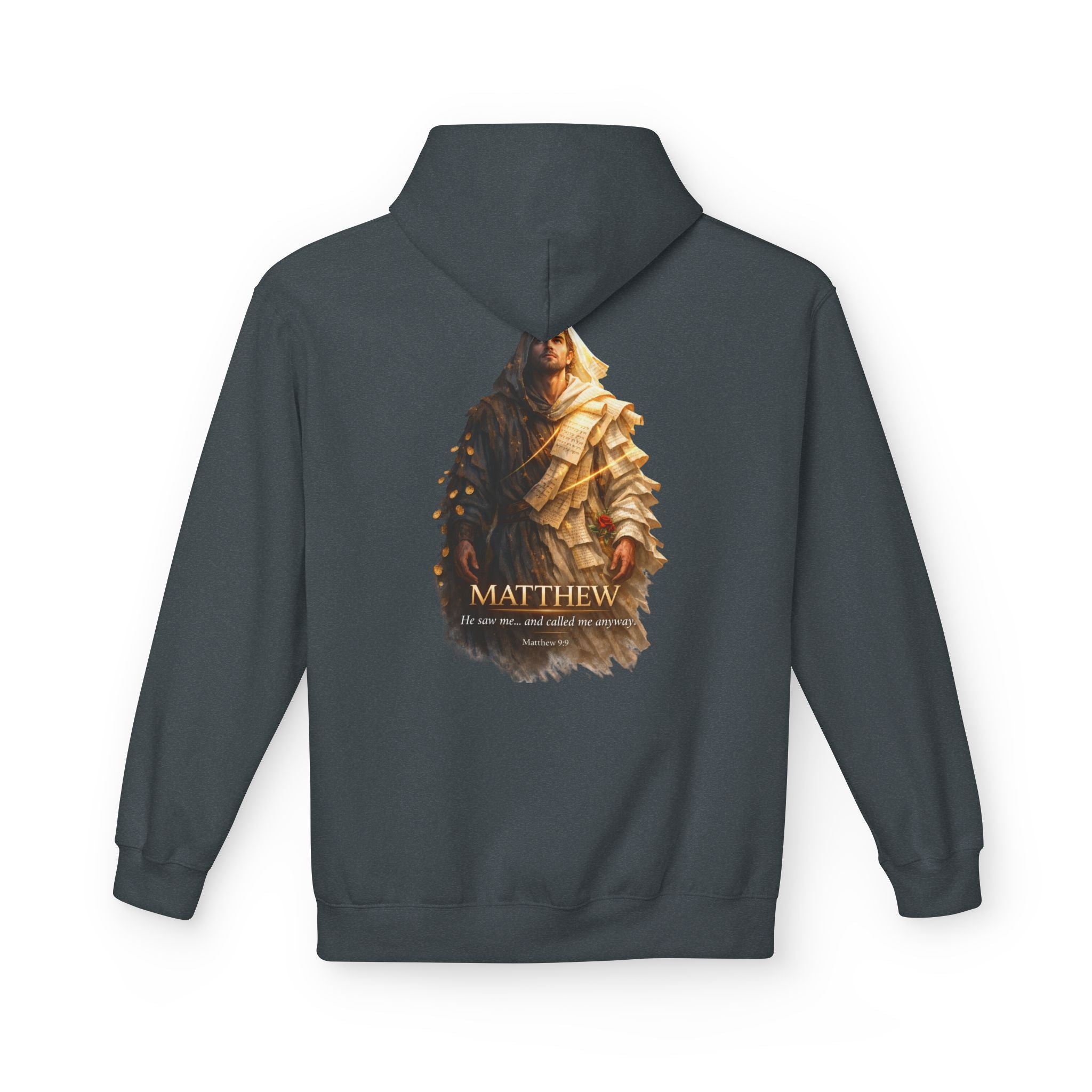 Matthew Gospel Hoodie | Inspirational Christian Faith Hoodie | Scripture Inspired Pullover