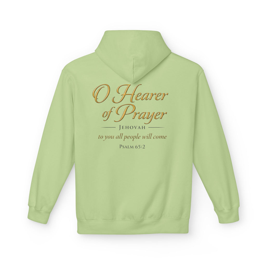 Prayer Hoodie – “O Hearer of Prayer” Psalm 65:2 Christian Pullover | Faith & Freedom Creations