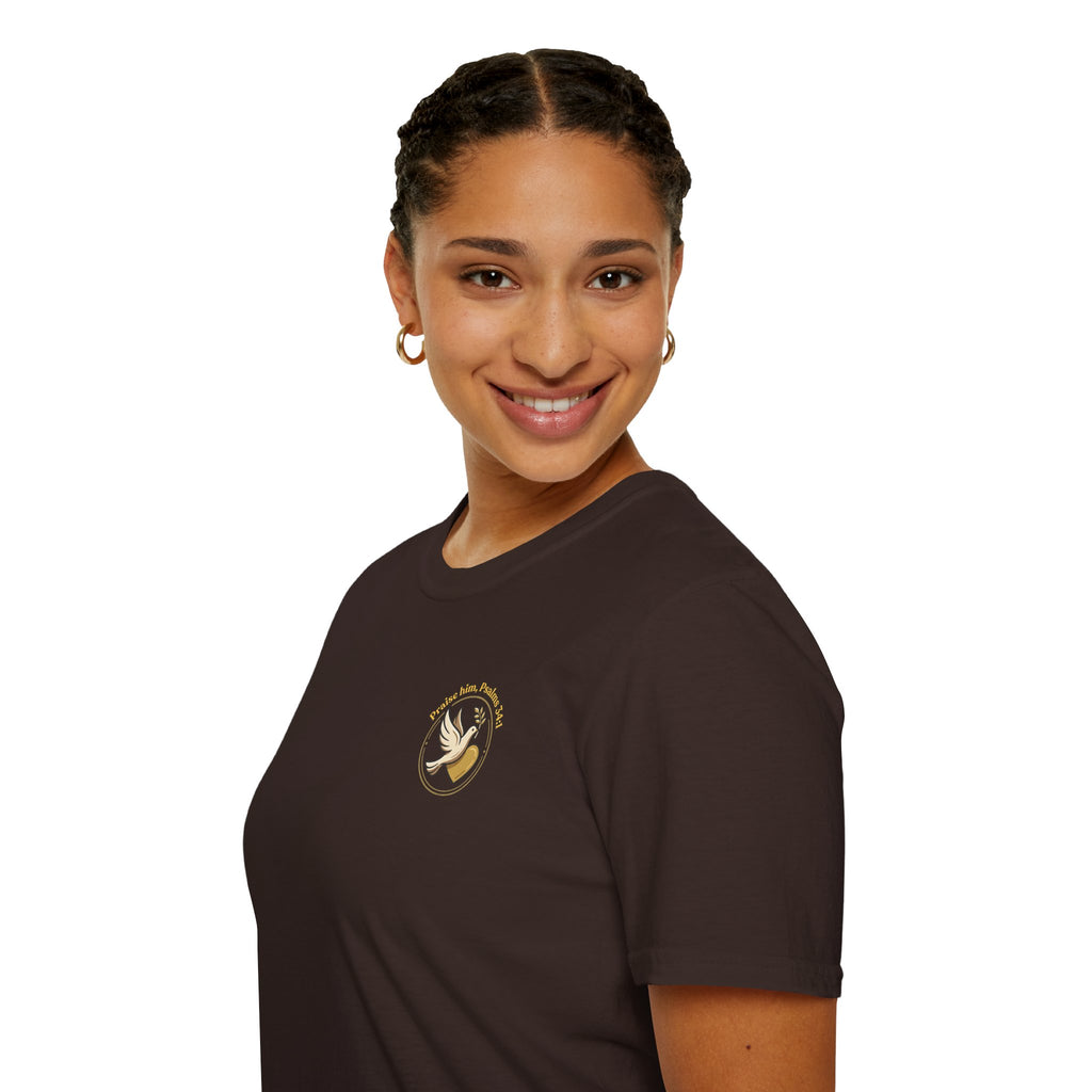 Dove of Peace Pocket T-Shirt | Pray Love Remember Christian Tee | Faith Freedom Creations
