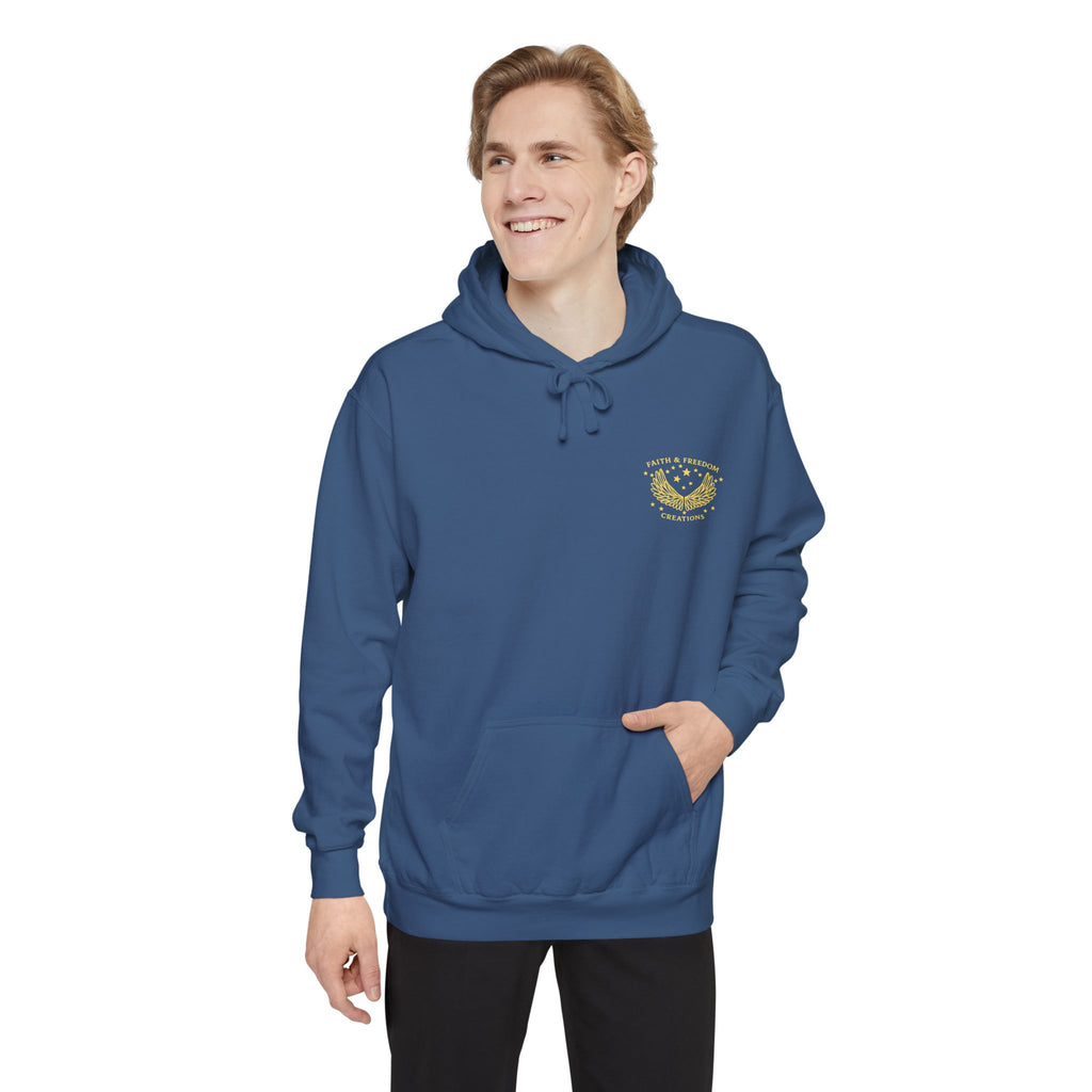 Manna Catering Co. – Hoodie | “Manna Review” Vintage Graphic – Five-Star Faith Series