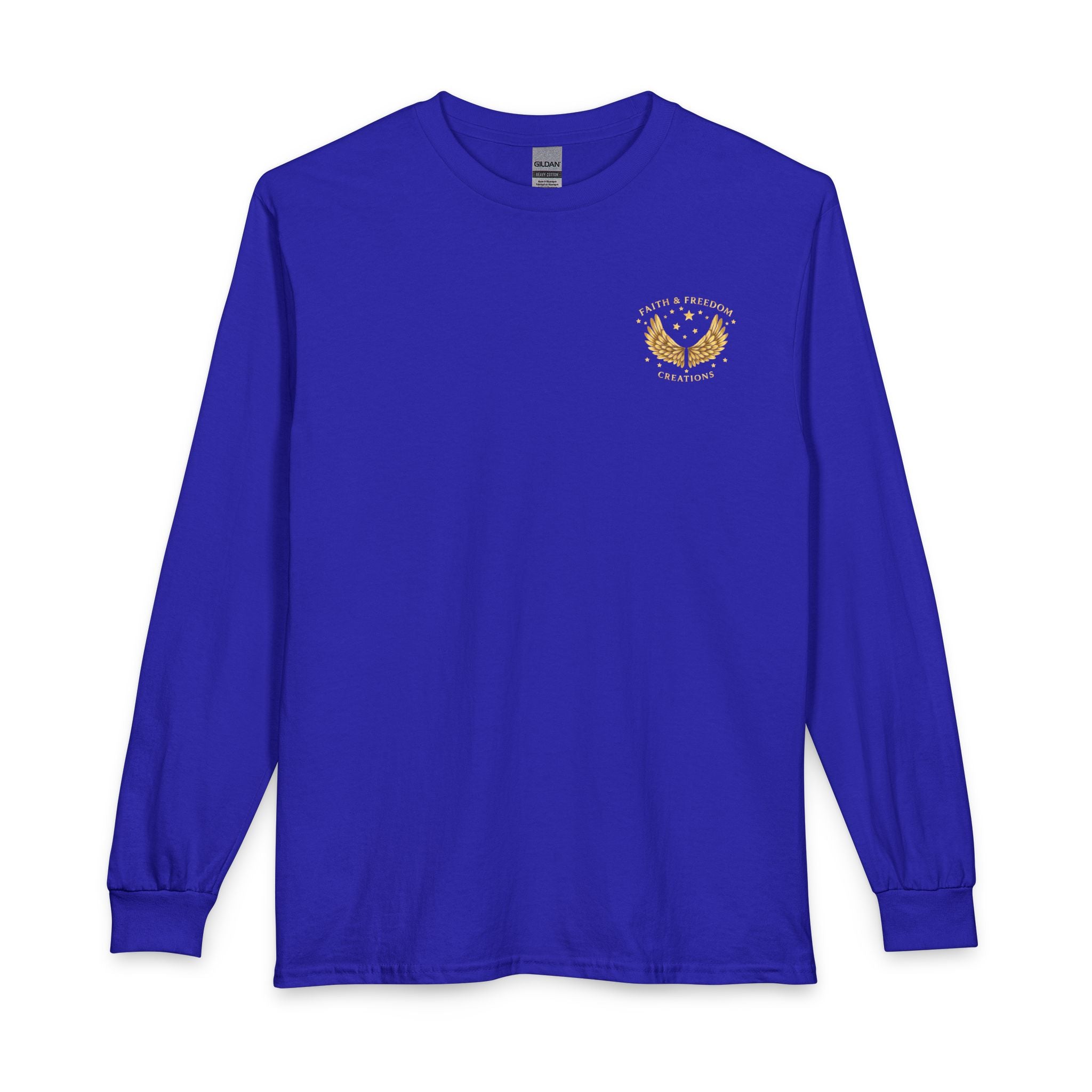 Abraham – Long Sleeve Tee | “Trusted the Promise” Faith Graphic – Five-Star Faith Series