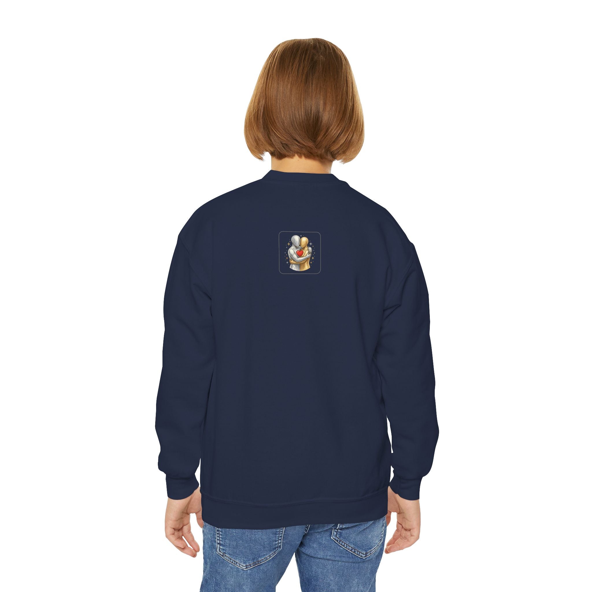 Kindness Changes Everything Youth Crewneck Sweatshirt – Inspirational Kids Pullove