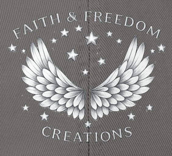Faith & Freedom – Distressed Cap | Silver Wings Vintage Hat