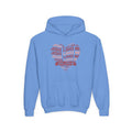 Jesus Loves Me Youth Hoodie – Heart Word Cloud Christian Kids Sweatshirt | Faith Inspired Kids Apparel