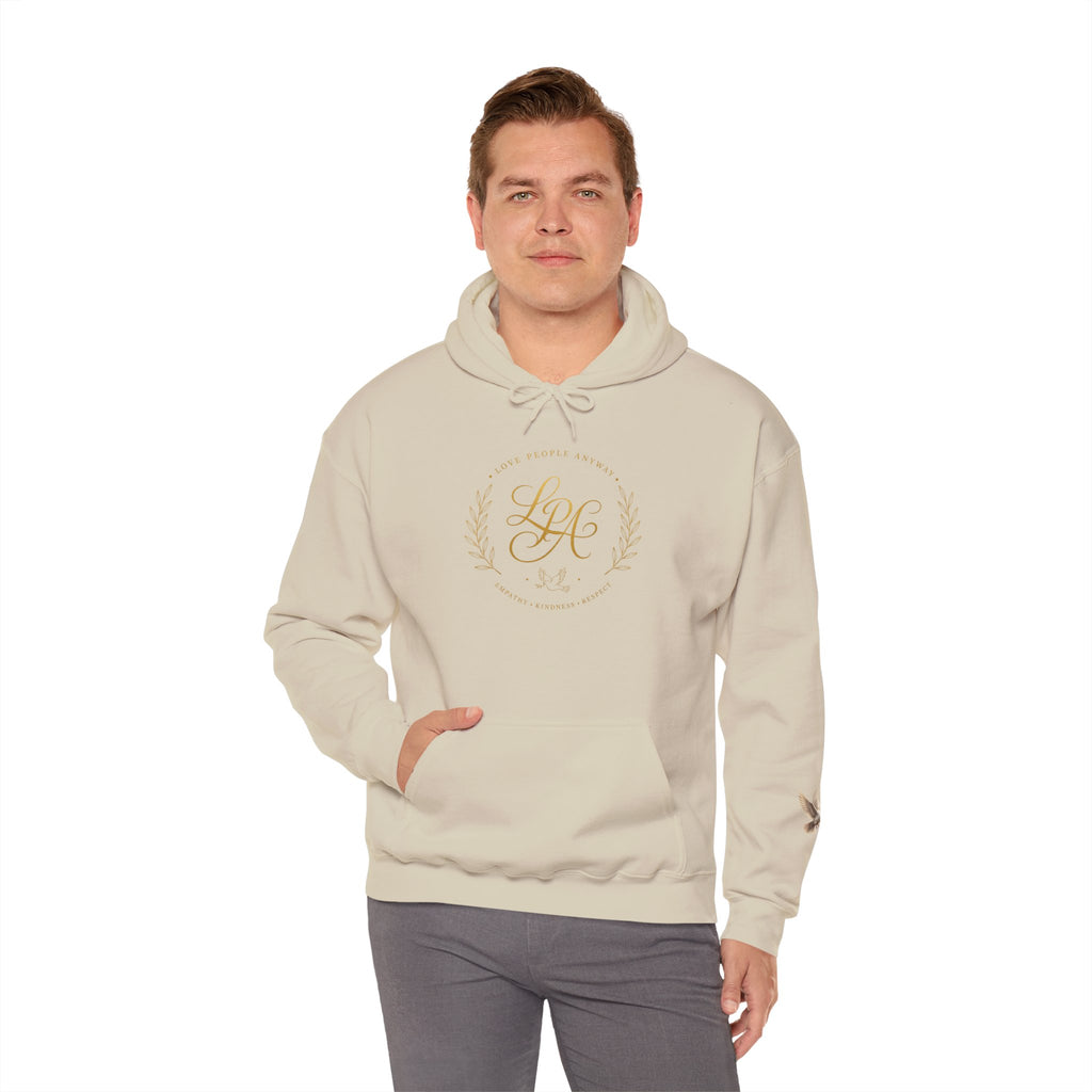 Love People Anyway Hoodie | Inspirational Christian Hooded Sweatshirt | Faith Freedom Creations