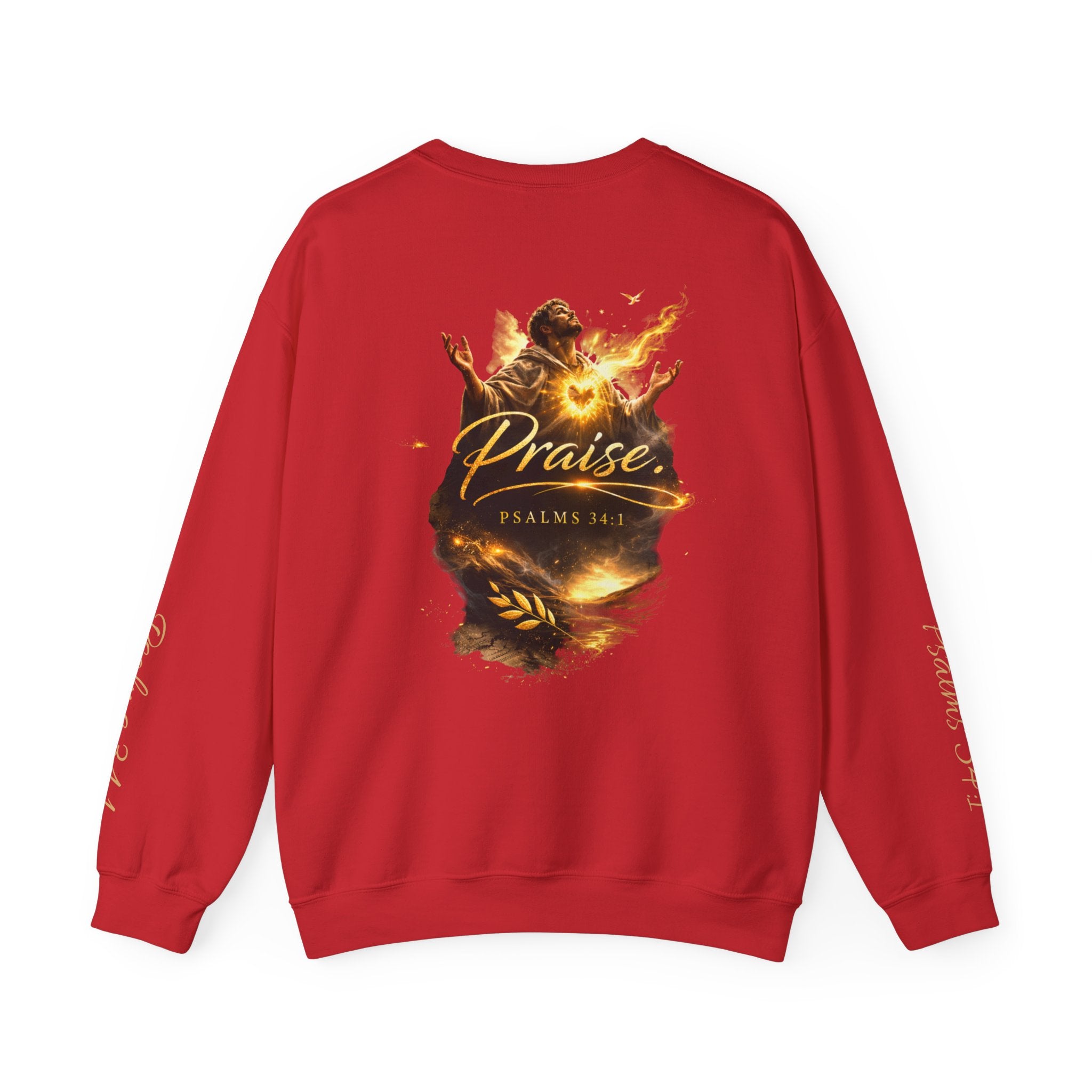 Praise Psalm 150 Sweatshirt | Christian Faith Crewneck Pullover | Inspirational Worship Apparel