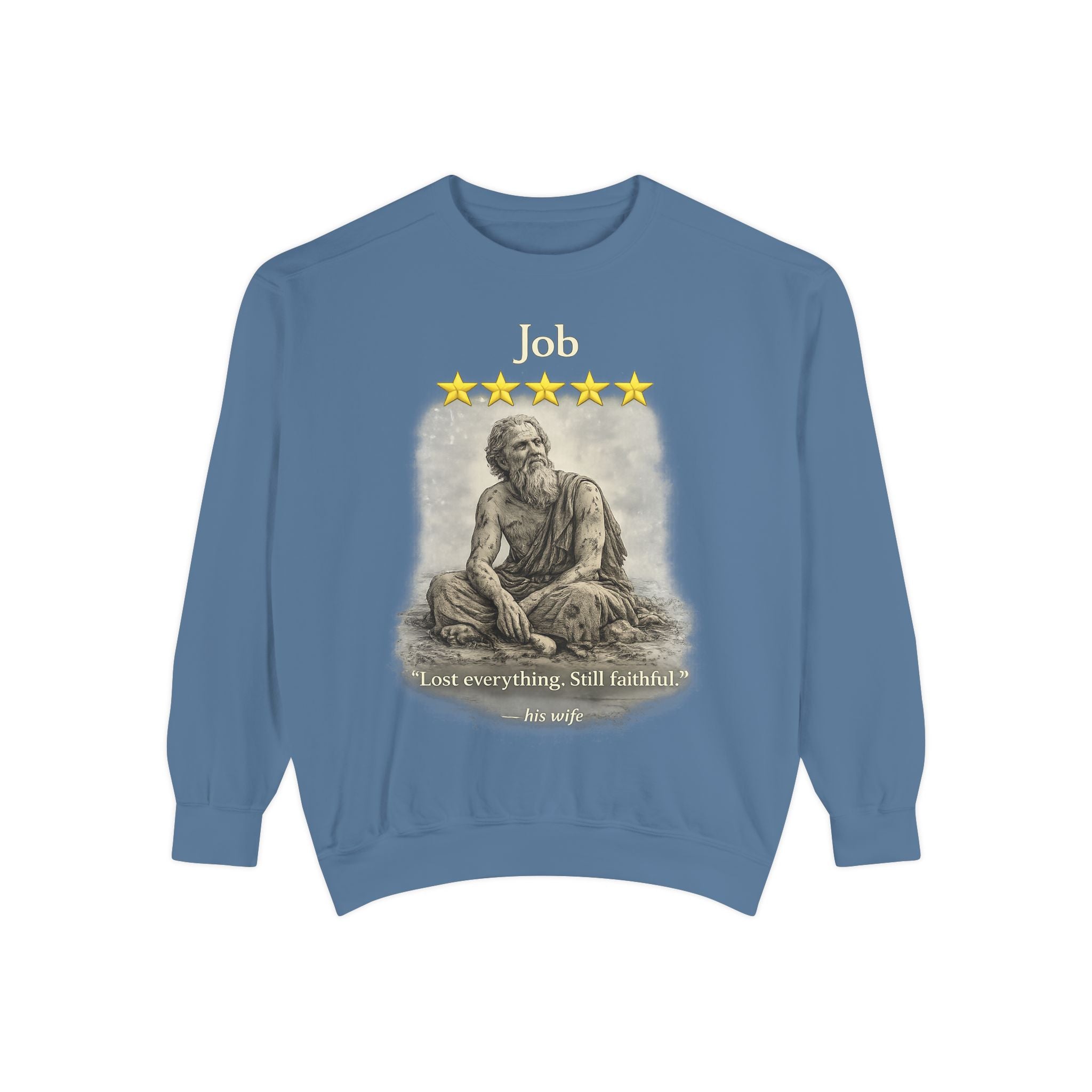 Faithful Through It All Sweatshirt — "I Lost Everything, Still Faithful" Christian Pullover-⭐ Five-Star Faith Series⭐