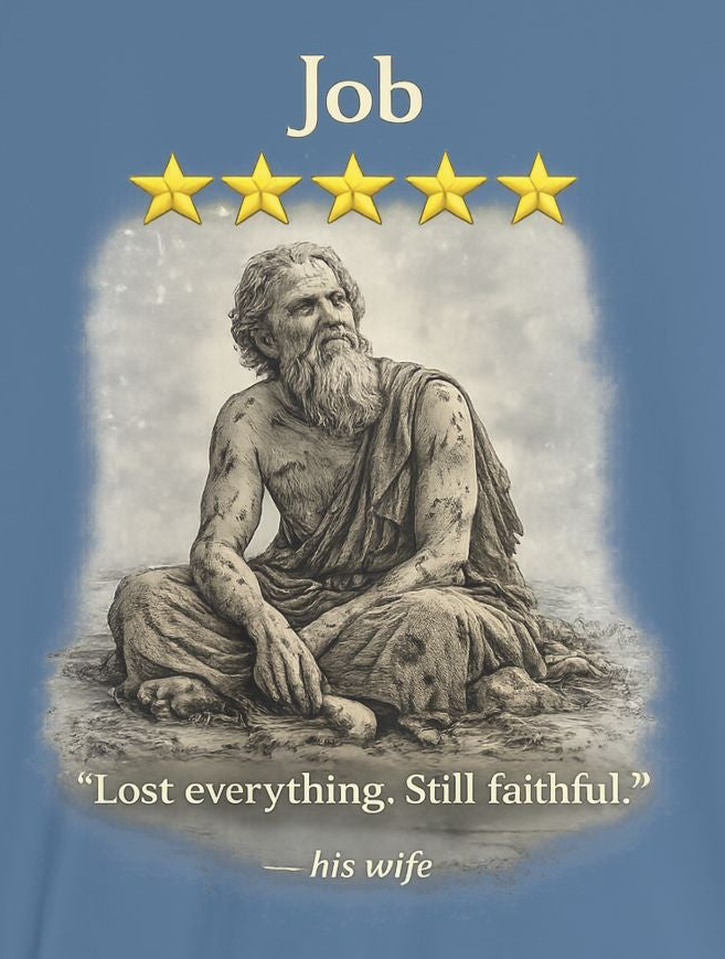 Faithful Through It All – Sweatshirt | “I Lost Everything, Still Faithful” Graphic – Five-Star Faith Series