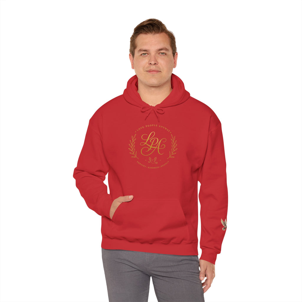 Love People Anyway Hoodie | Inspirational Christian Hooded Sweatshirt | Faith Freedom Creations