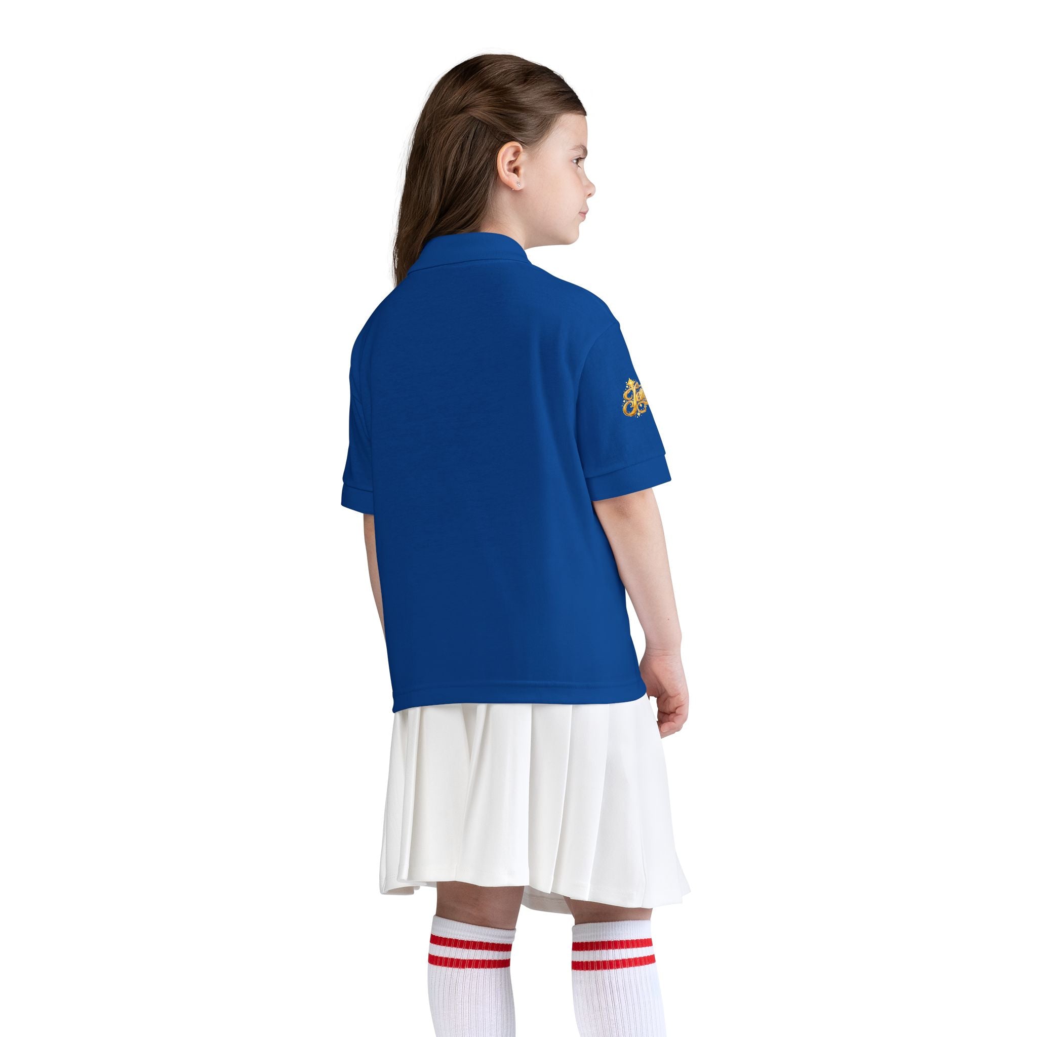 Kids Jesus Gold Nugget Polo – Youth Christian Faith Shirt | Church & Dress Casual Polo