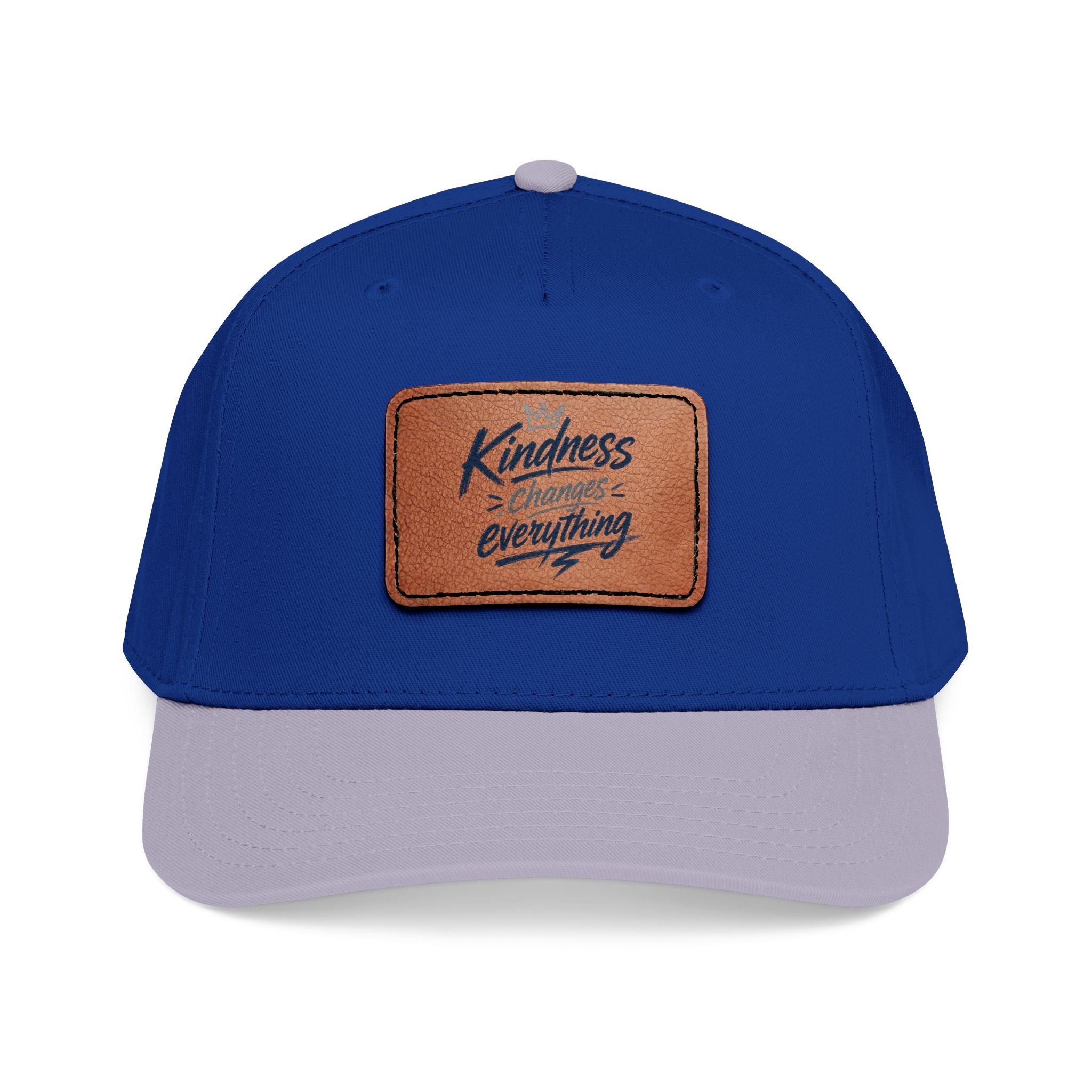 Kindness Changes Everything Leather Patch Hat | Inspirational Baseball Cap | Vintage Style Faith Apparel