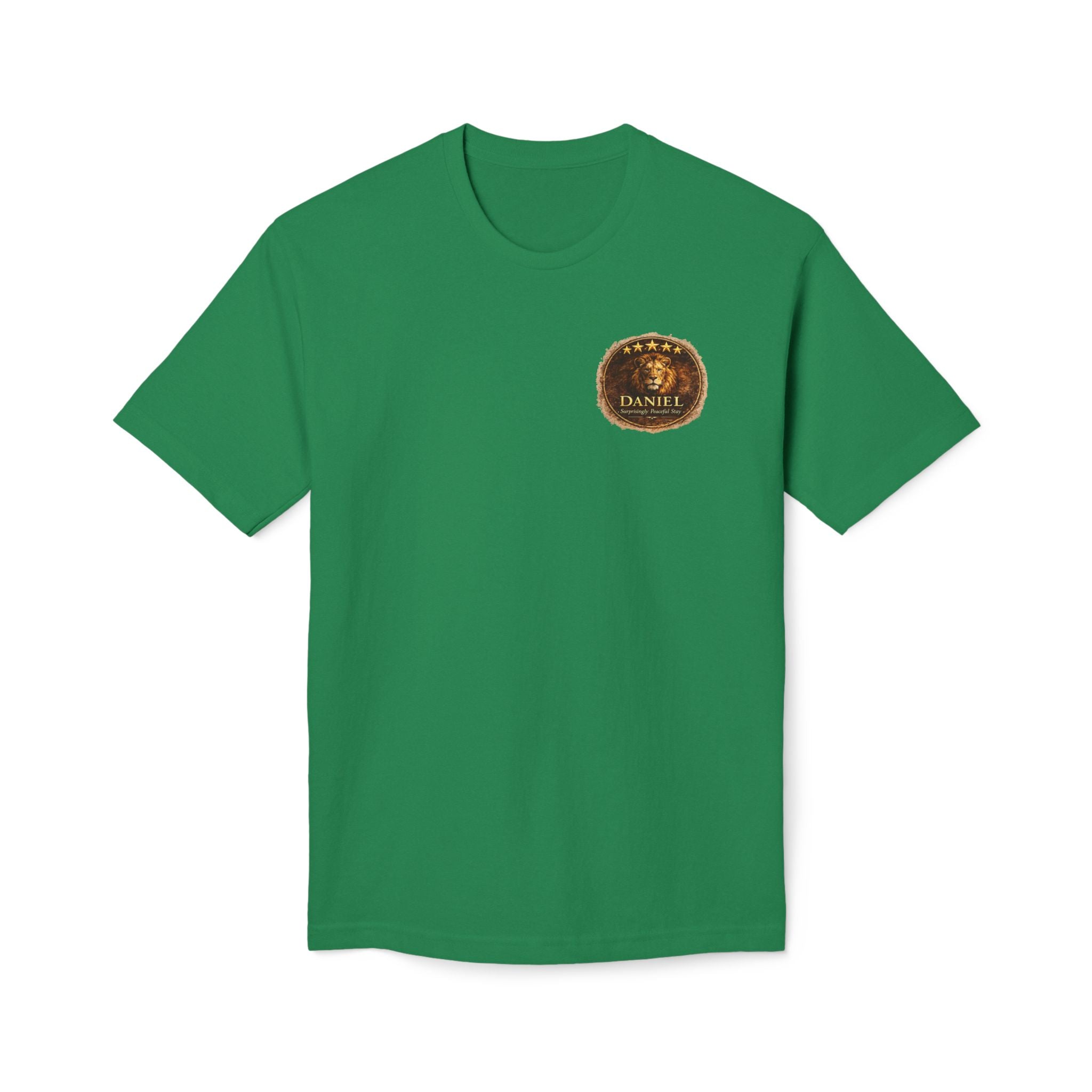 Daniel's Lion Den Stay T-Shirt | Five-Star Faith Series Christian Shirt | Faith Freedom Creations
