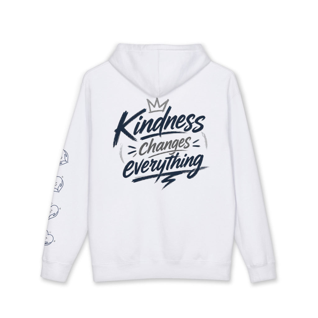 Kindness Changes Everything Hoodie – Heart Hands Graphic Inspirational Pullover