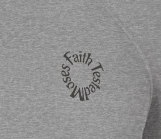 Moses Five-Star Faith Series – Raglan Sweatshirt | “Staff Worked. Sea Moved.” Faith Graphic