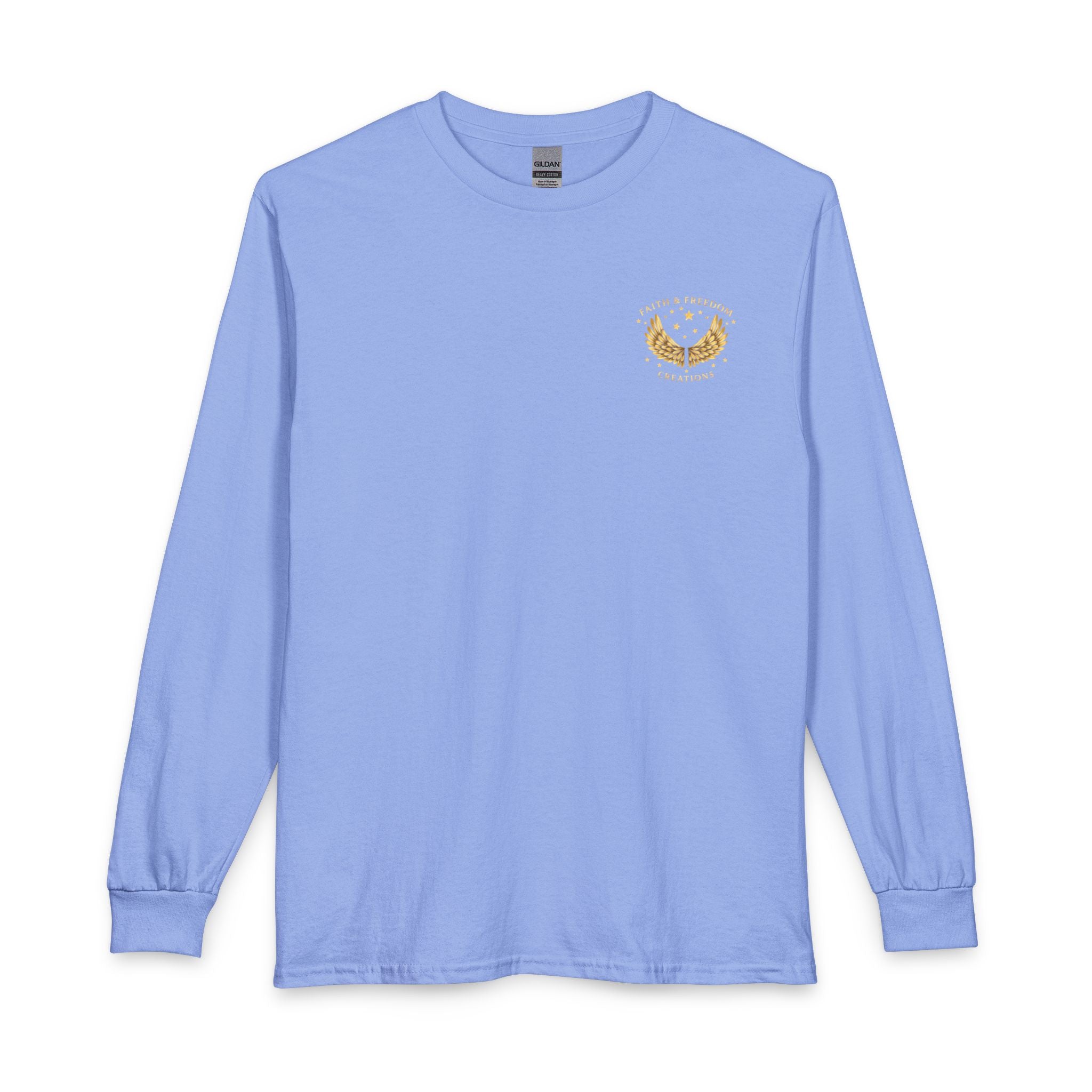 Abraham – Long Sleeve Tee | “Trusted the Promise” Faith Graphic – Five-Star Faith Series