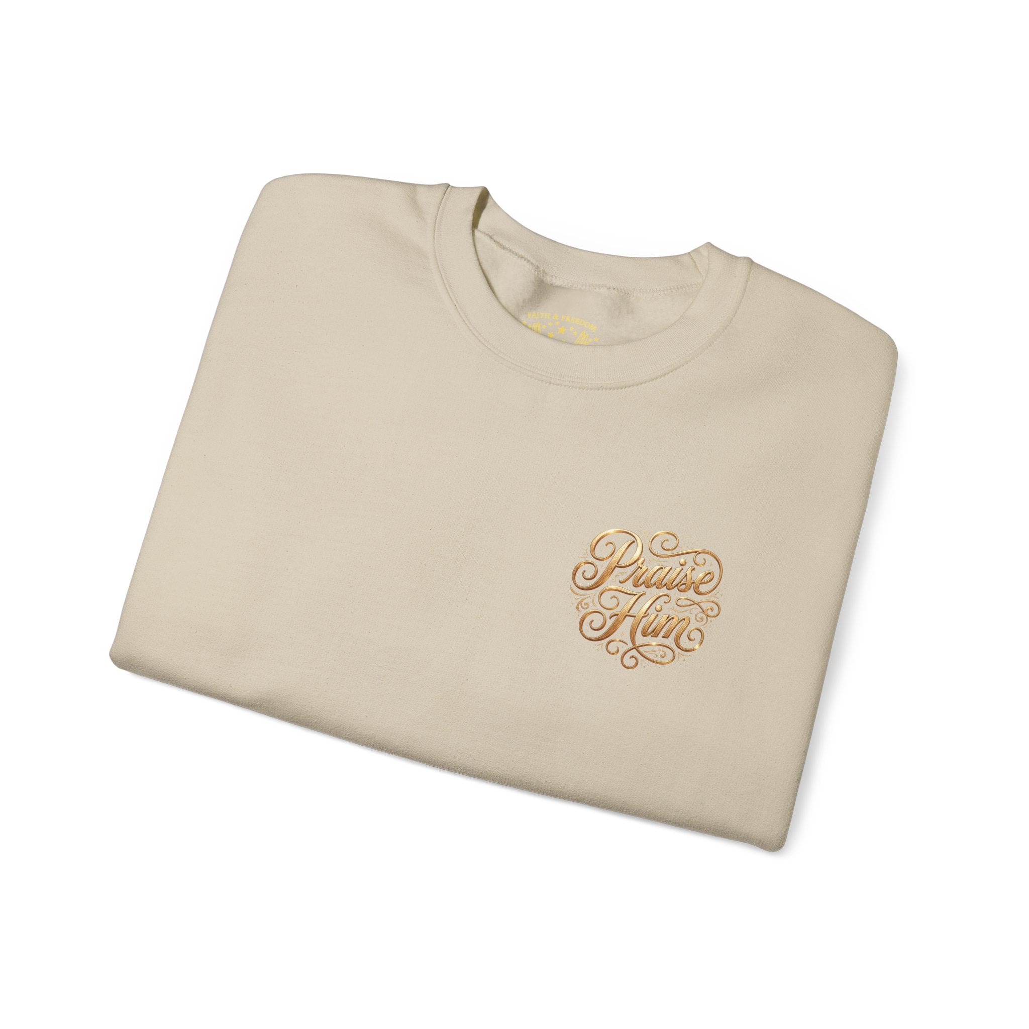 Praise Psalm 150 Sweatshirt | Christian Faith Crewneck Pullover | Inspirational Worship Apparel