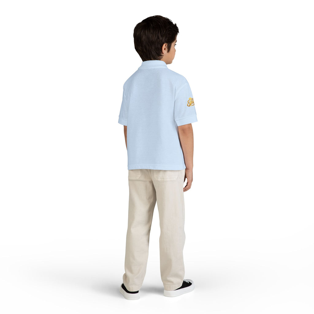 Kids Jesus Gold Nugget Polo – Youth Christian Faith Shirt | Church & Dress Casual Polo