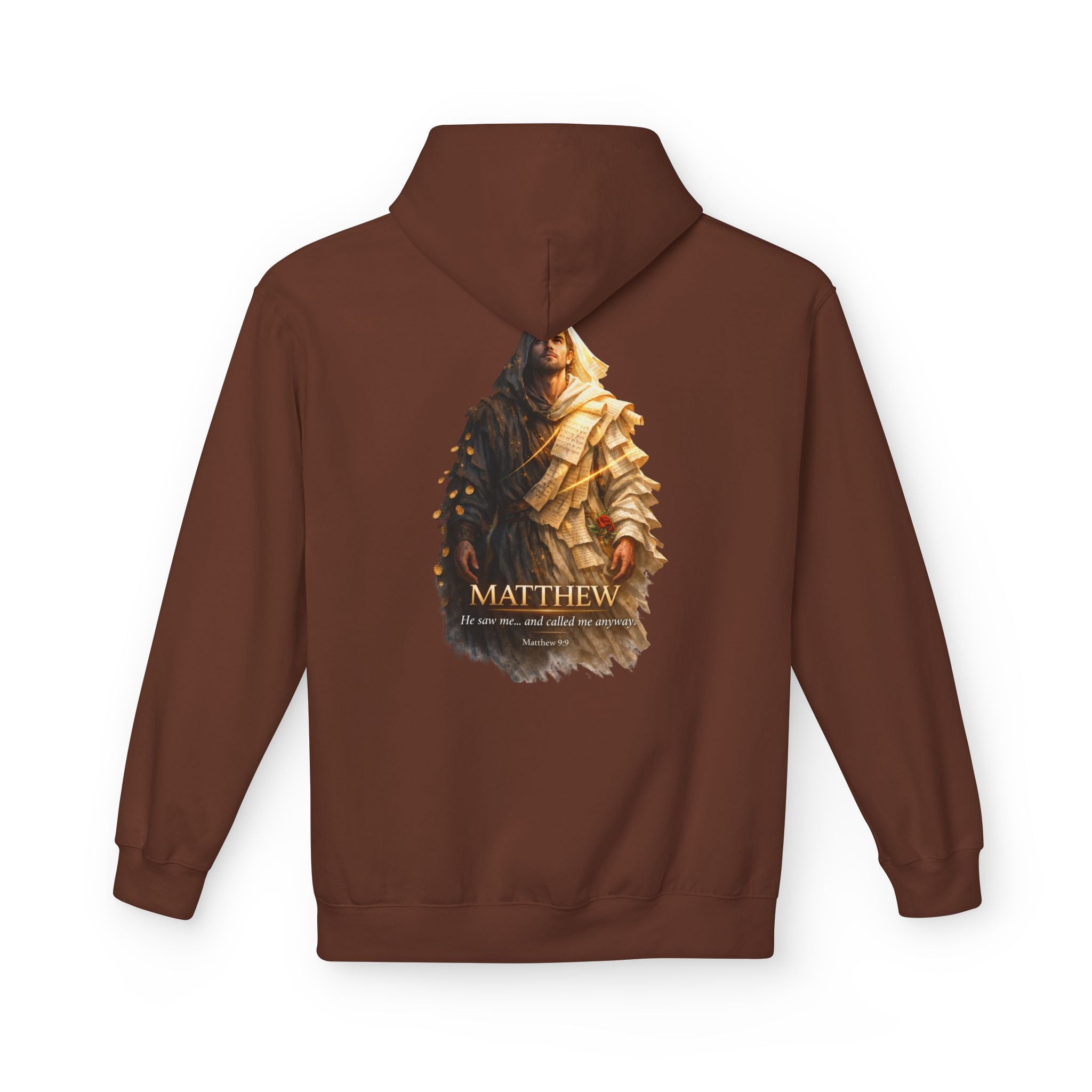 Matthew Gospel Hoodie | Inspirational Christian Faith Hoodie | Scripture Inspired Pullover