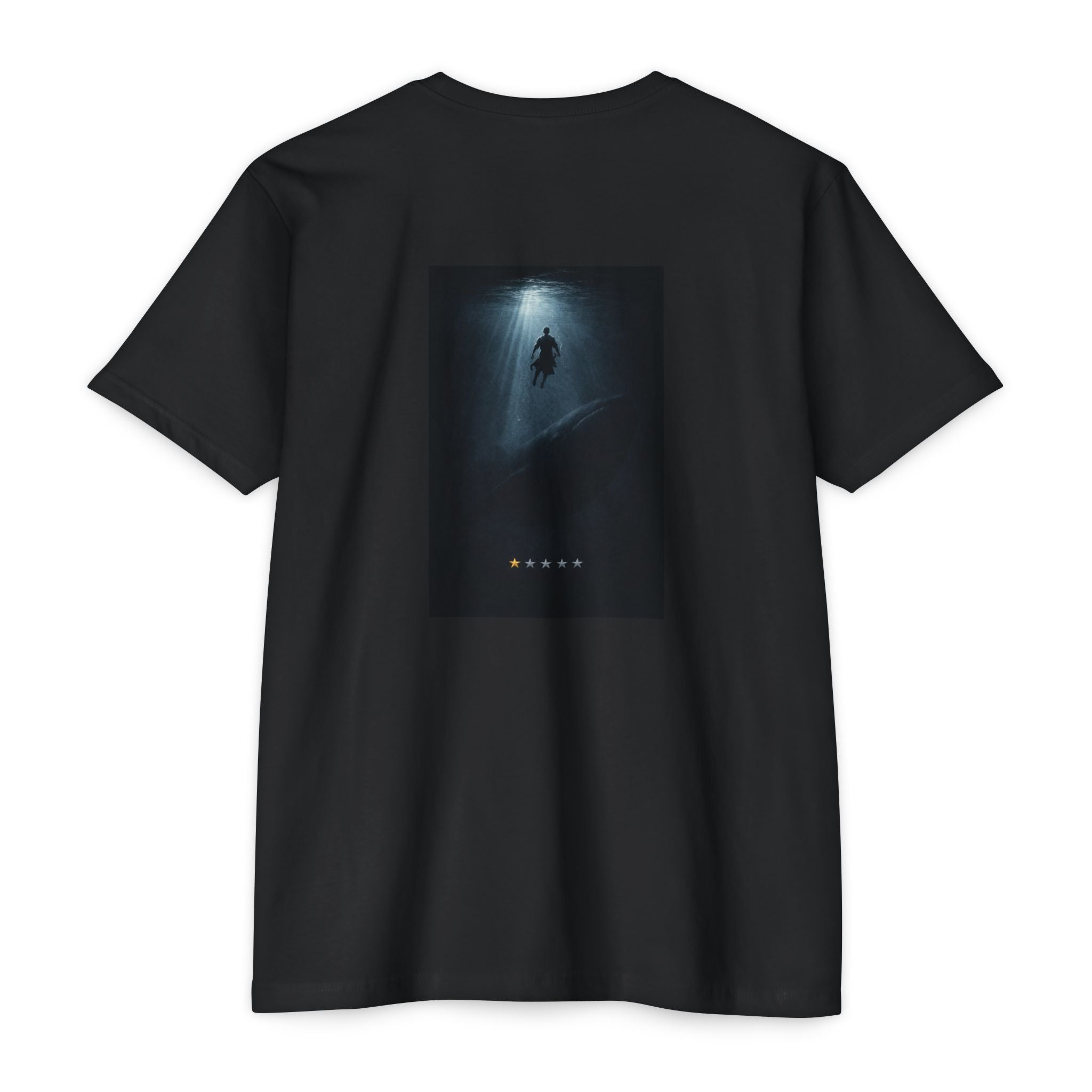 Jonah – Back Print T-Shirt | Atmospheric Deep Sea Graphic – Five-Star Faith Series