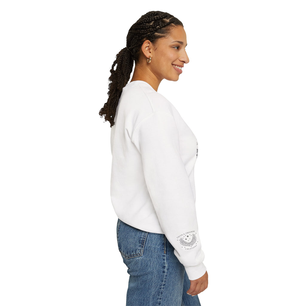 Tower of Babel – Crewneck Sweatshirt | “Review” Vintage Graphic – Five-Star Faith Series