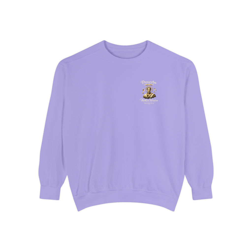 Proverbs Scripture Sweatshirt | Biblical Quote Christian Pullover | Inspirational Faith Crewneck