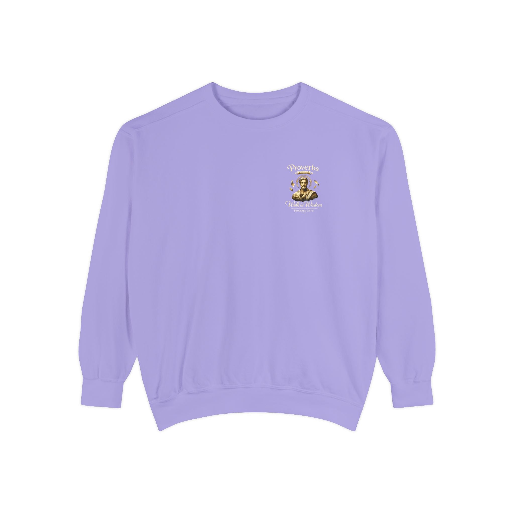 Proverbs Scripture Sweatshirt | Biblical Quote Christian Pullover | Inspirational Faith Crewneck