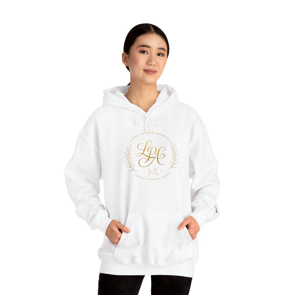 Love People Anyway Hoodie | Inspirational Christian Hooded Sweatshirt | Faith Freedom Creations