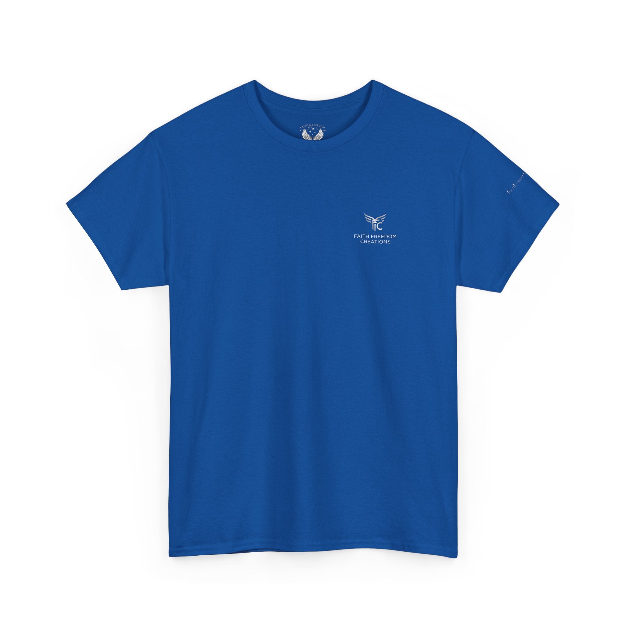 Wing Emblem T‑Shirt — Faith & Freedom Chest Logo