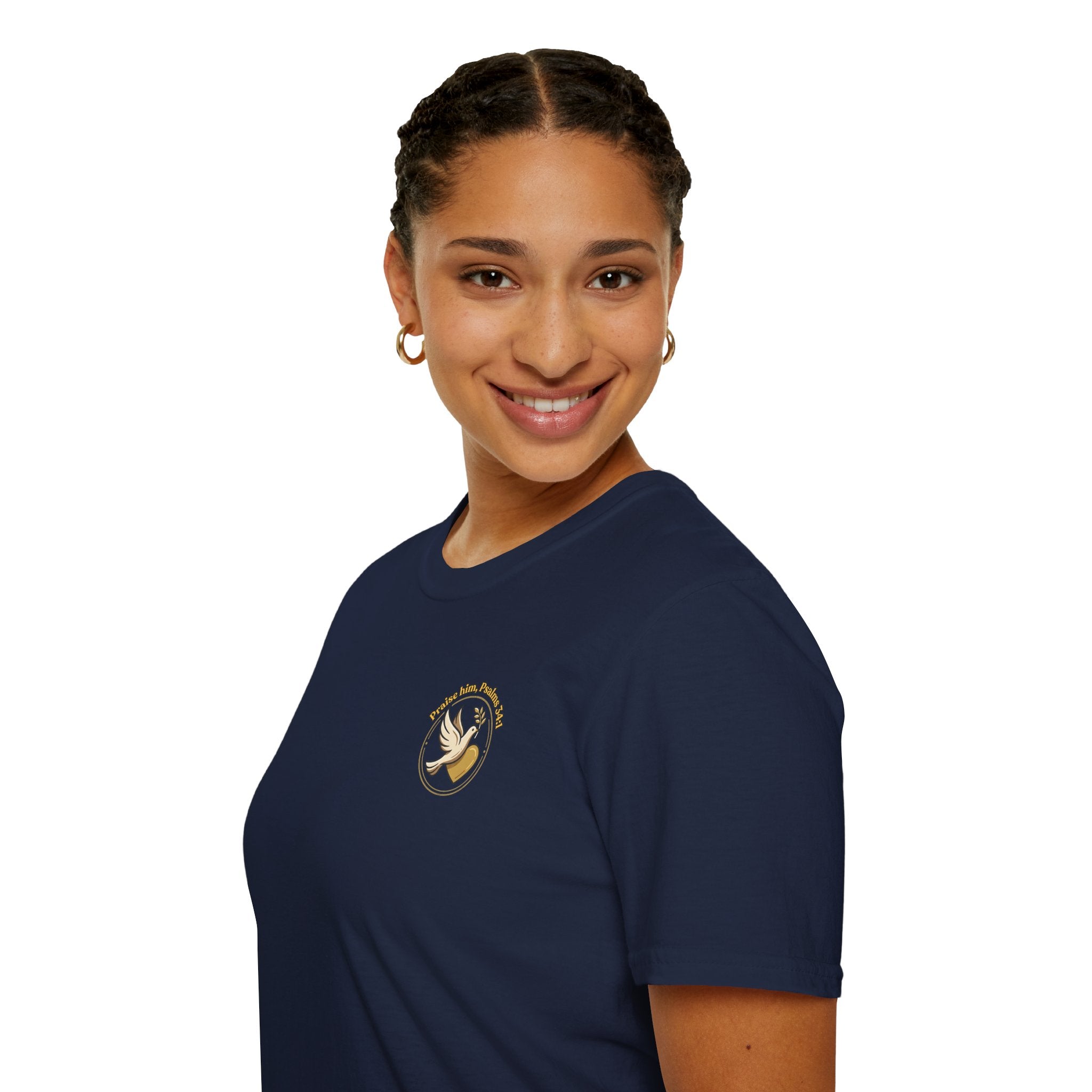 Dove of Peace Pocket T-Shirt | Pray Love Remember Christian Tee | Faith Freedom Creations