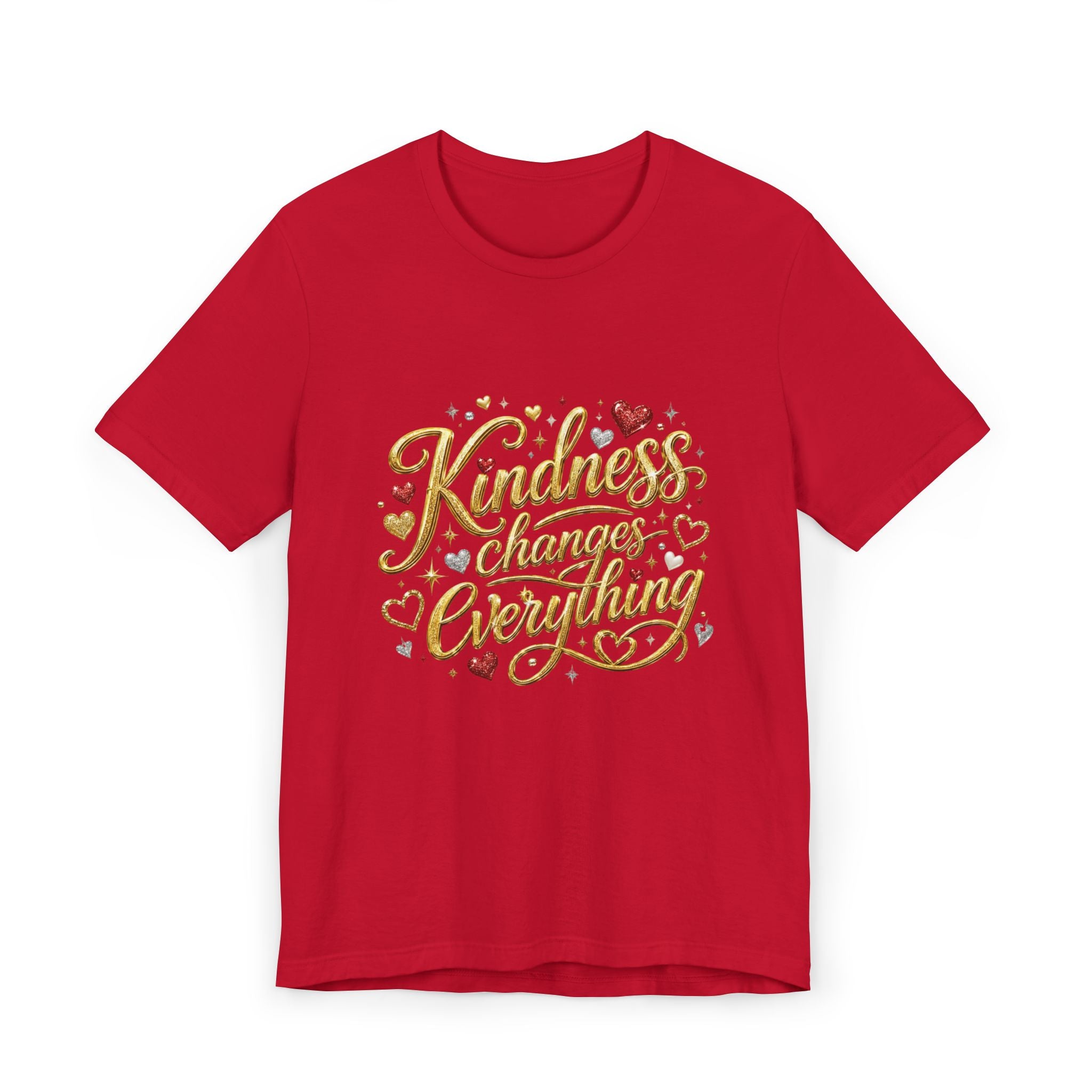 Kindness Changes Everything T-Shirt | Inspirational Script Graphic Tee | Soft Everyday Kindness Shirt