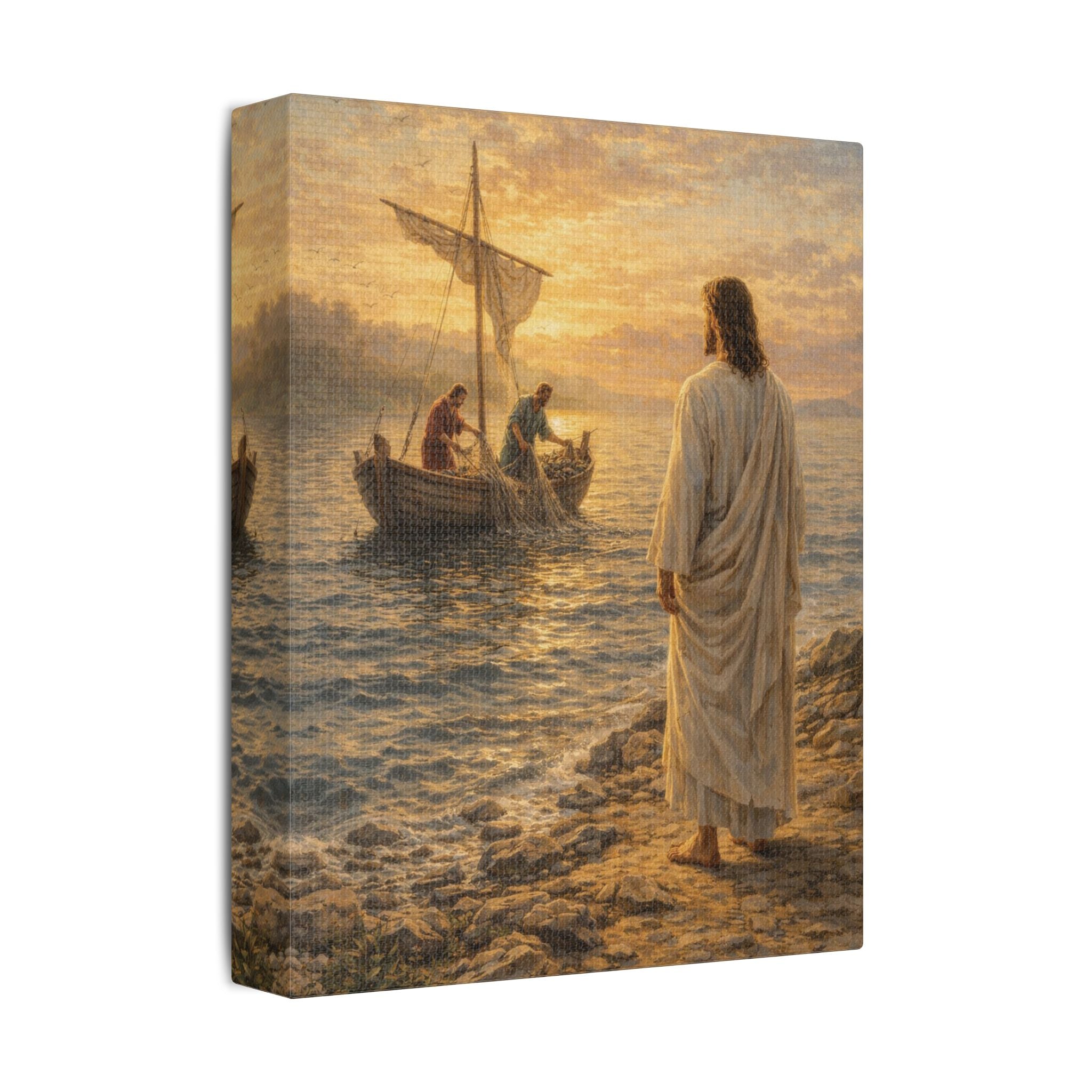 Come Follow Me – Religious Christ Wall Art Canvas Print