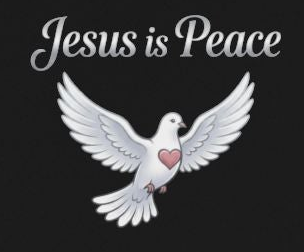 Jesus Is Peace Cropped Hoodie | Christian Dove Hoodie for Women | Faith Graphic Crop Hoodie