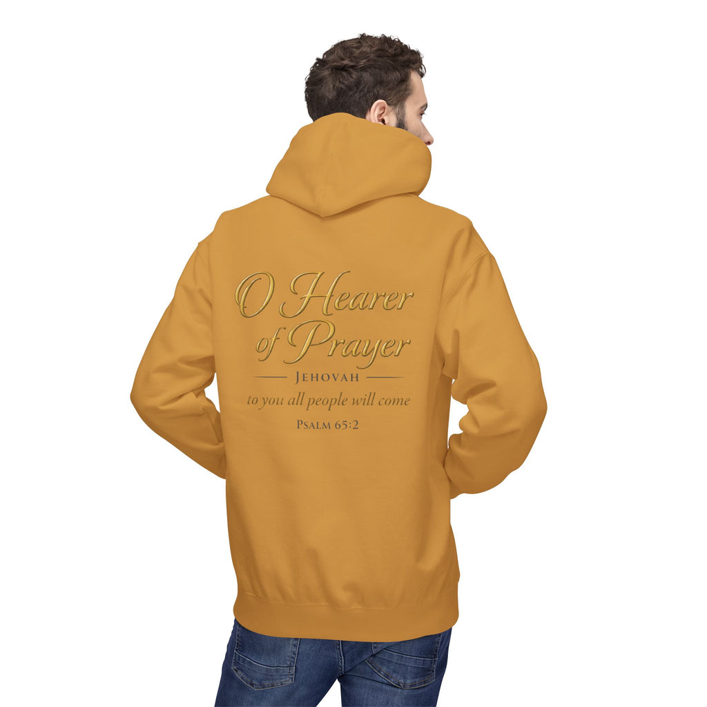 Prayer Hoodie – “O Hearer of Prayer” Psalm 65:2 Christian Pullover | Faith & Freedom Creations