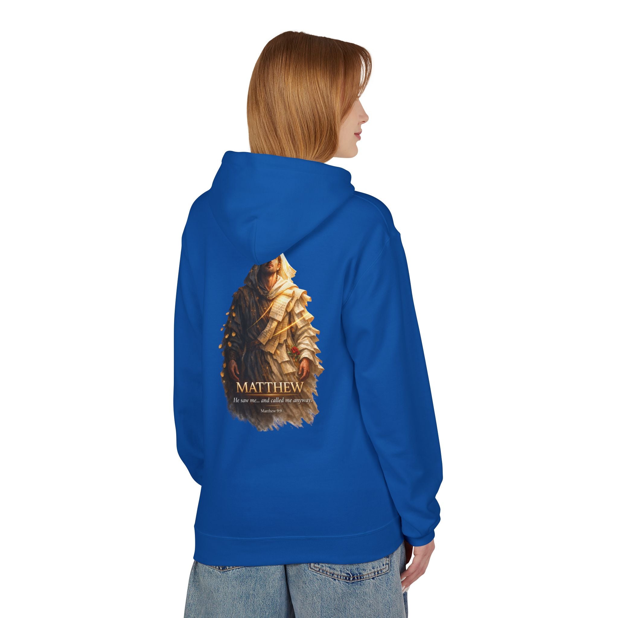 Matthew Gospel Hoodie | Inspirational Christian Faith Hoodie | Scripture Inspired Pullover