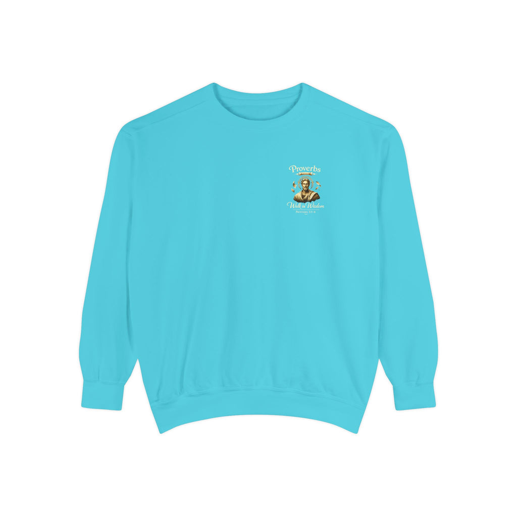 Proverbs Scripture Sweatshirt | Biblical Quote Christian Pullover | Inspirational Faith Crewneck