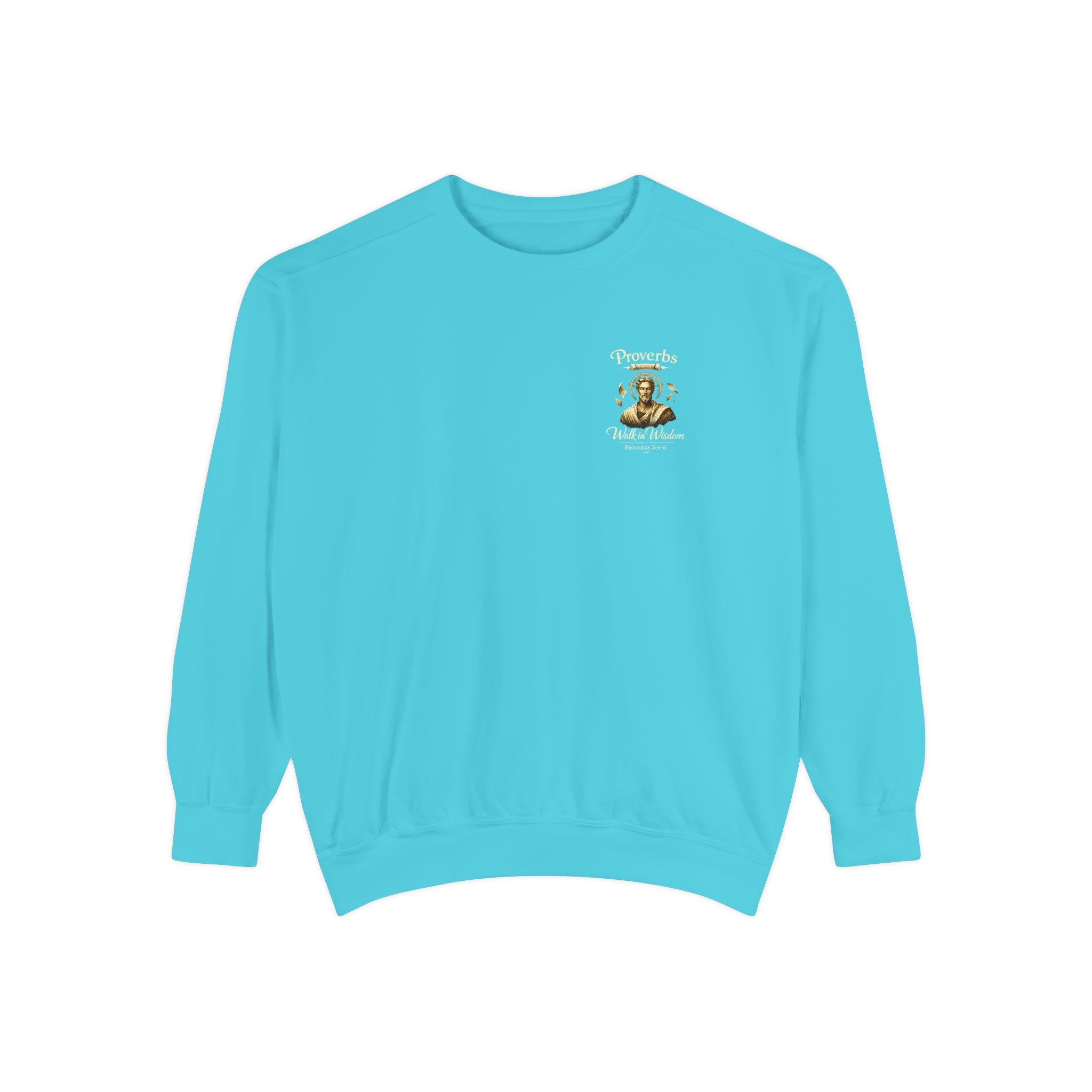 Proverbs Scripture Sweatshirt | Biblical Quote Christian Pullover | Inspirational Faith Crewneck