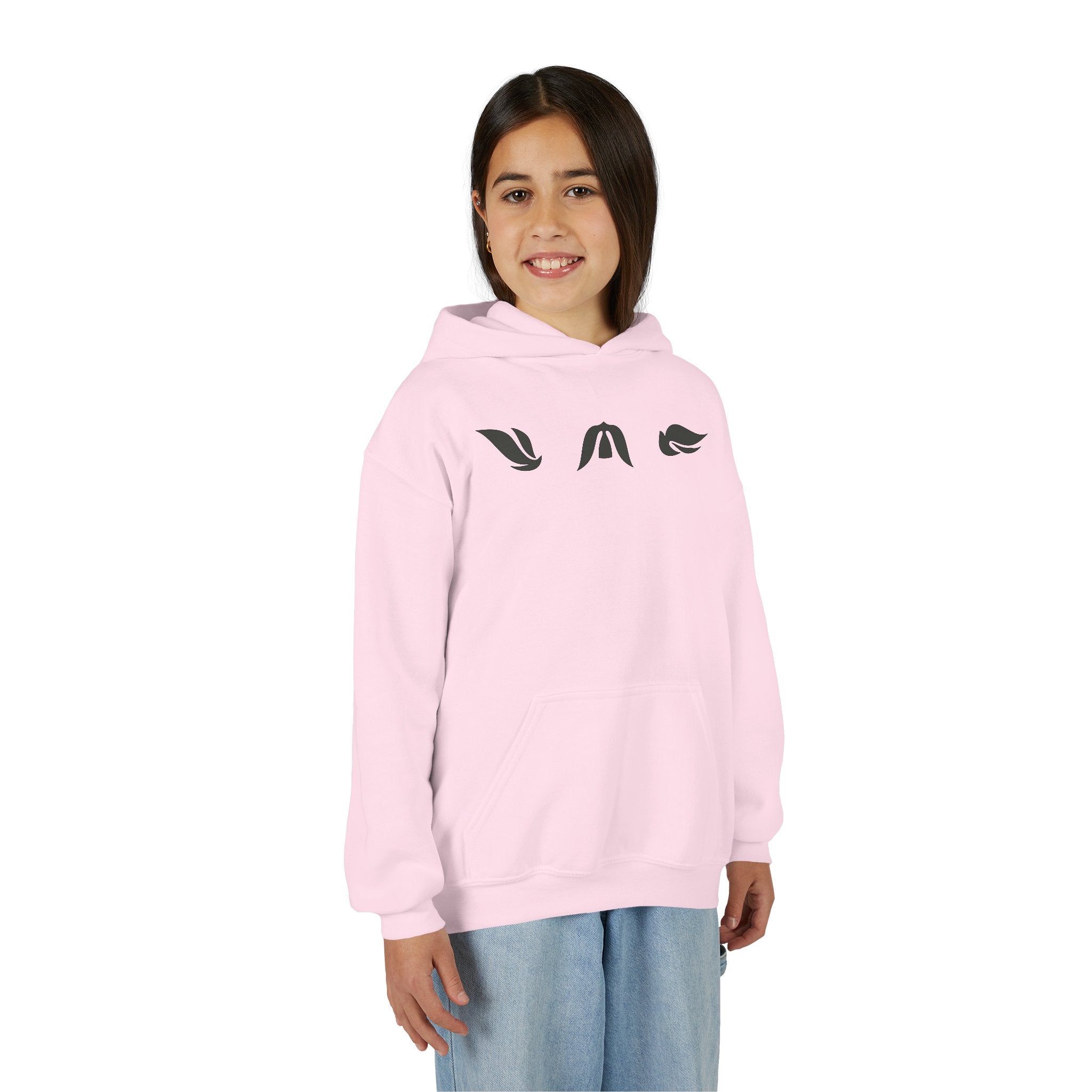 Youth “The Lord is My Light & Salvation” Hoodie – Psalm 27 Christian Kids Sweatshirt