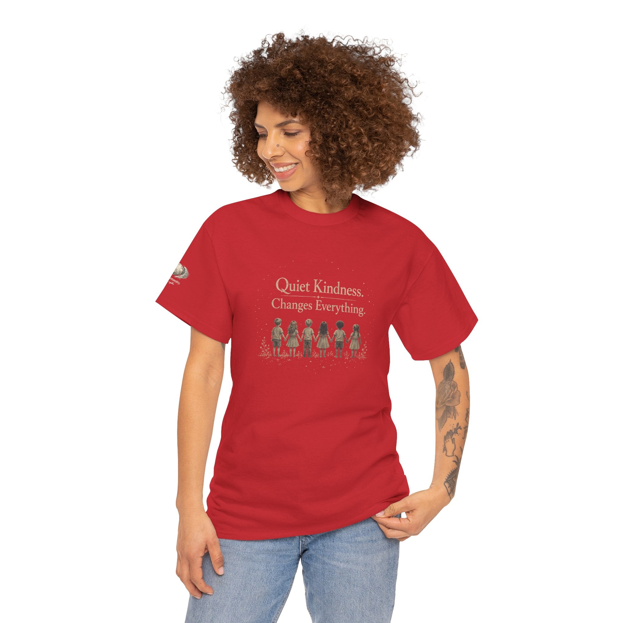 Kindness Graphic Tee – “Quiet Kindness Changes Everything” Inspirational T-Shirt