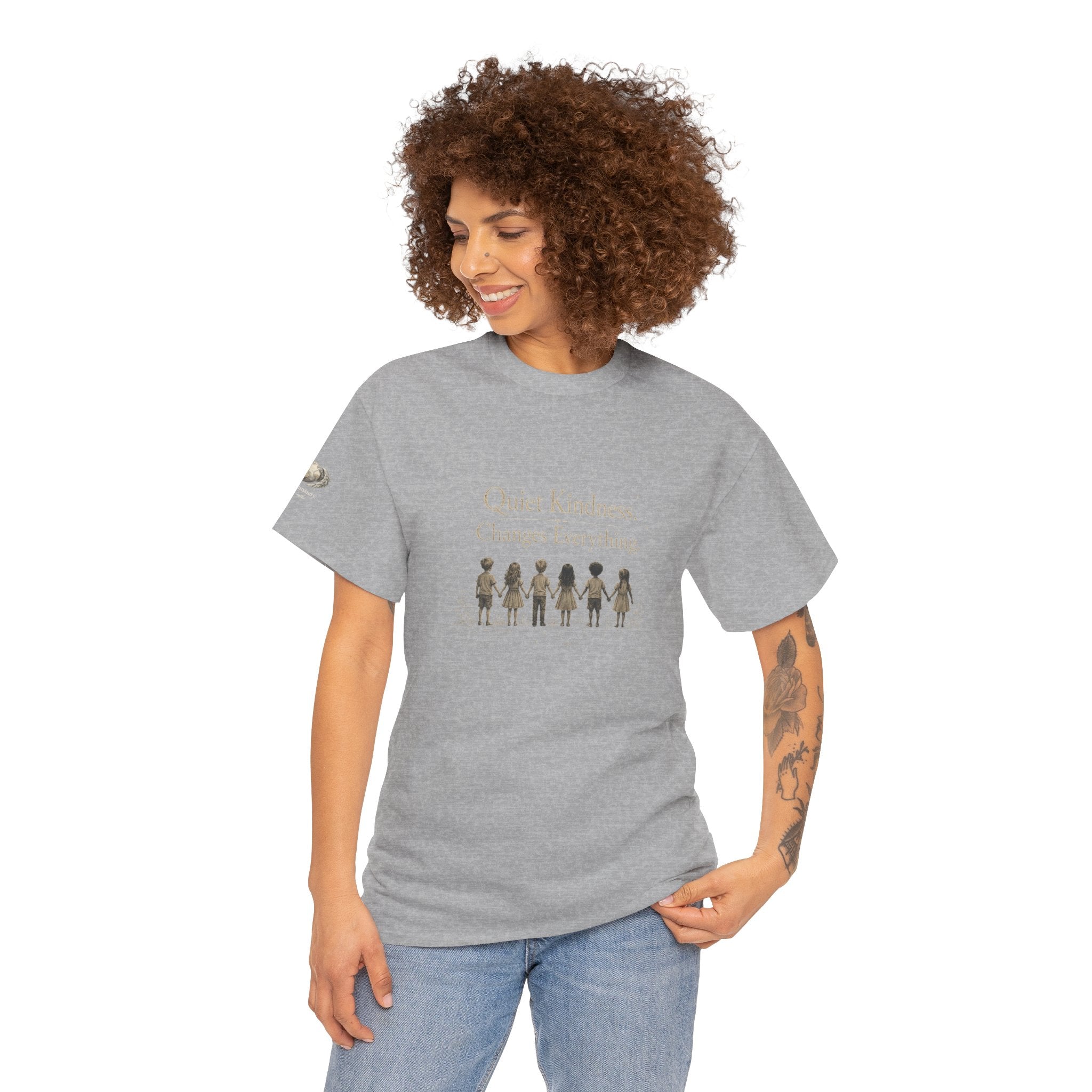 Kindness Graphic Tee – “Quiet Kindness Changes Everything” Inspirational T-Shirt