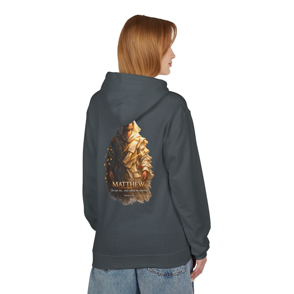 Matthew Gospel Hoodie | Inspirational Christian Faith Hoodie | Scripture Inspired Pullover