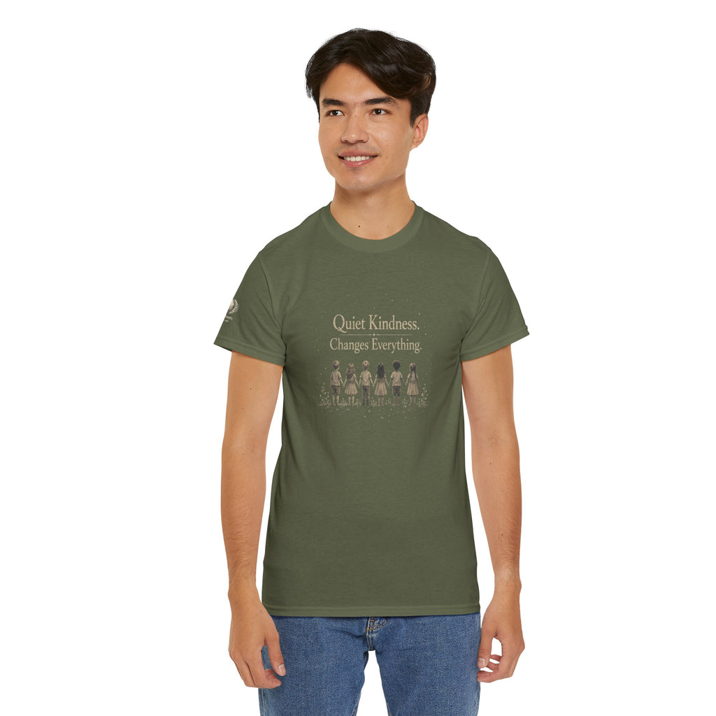 Kindness Graphic Tee – “Quiet Kindness Changes Everything” Inspirational T-Shirt