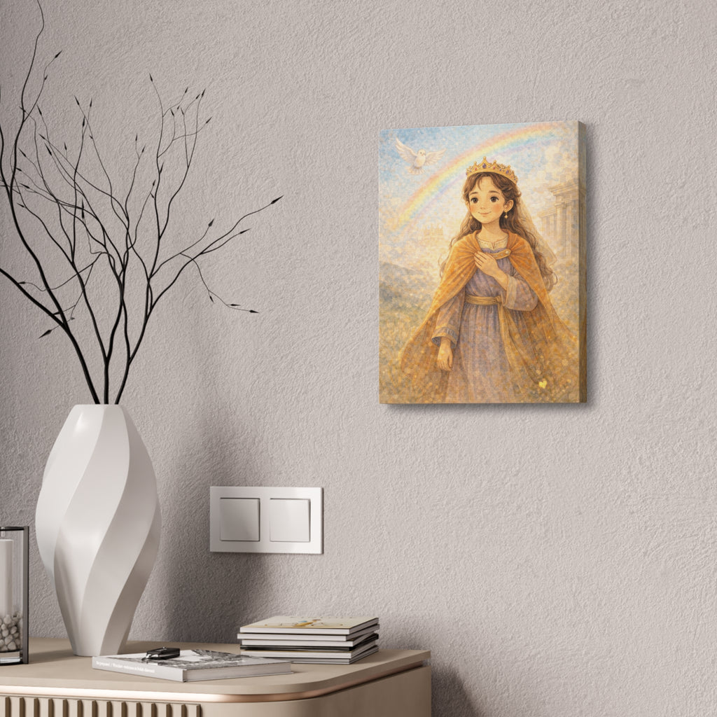 For Such a Time as This Canvas — Queen Esther (Esther 4:14)