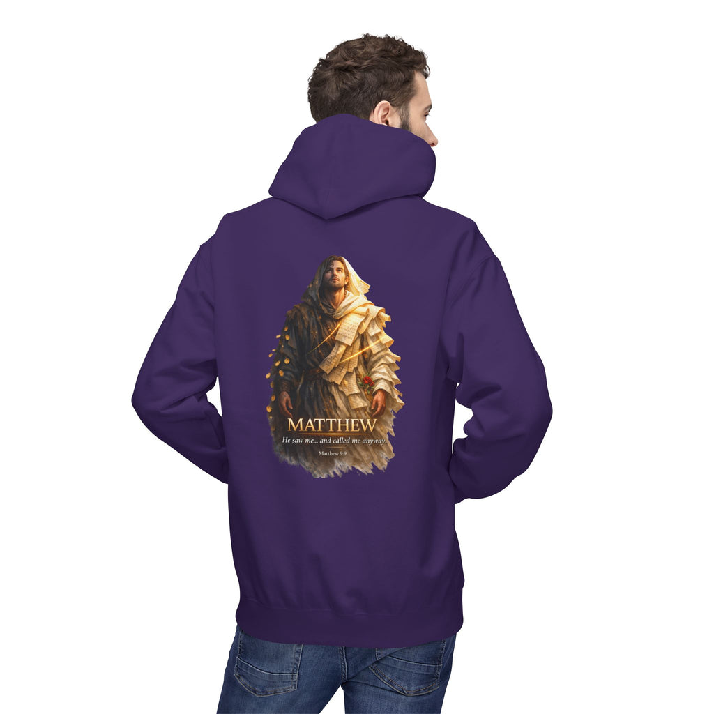 Matthew Gospel Hoodie | Inspirational Christian Faith Hoodie | Scripture Inspired Pullover