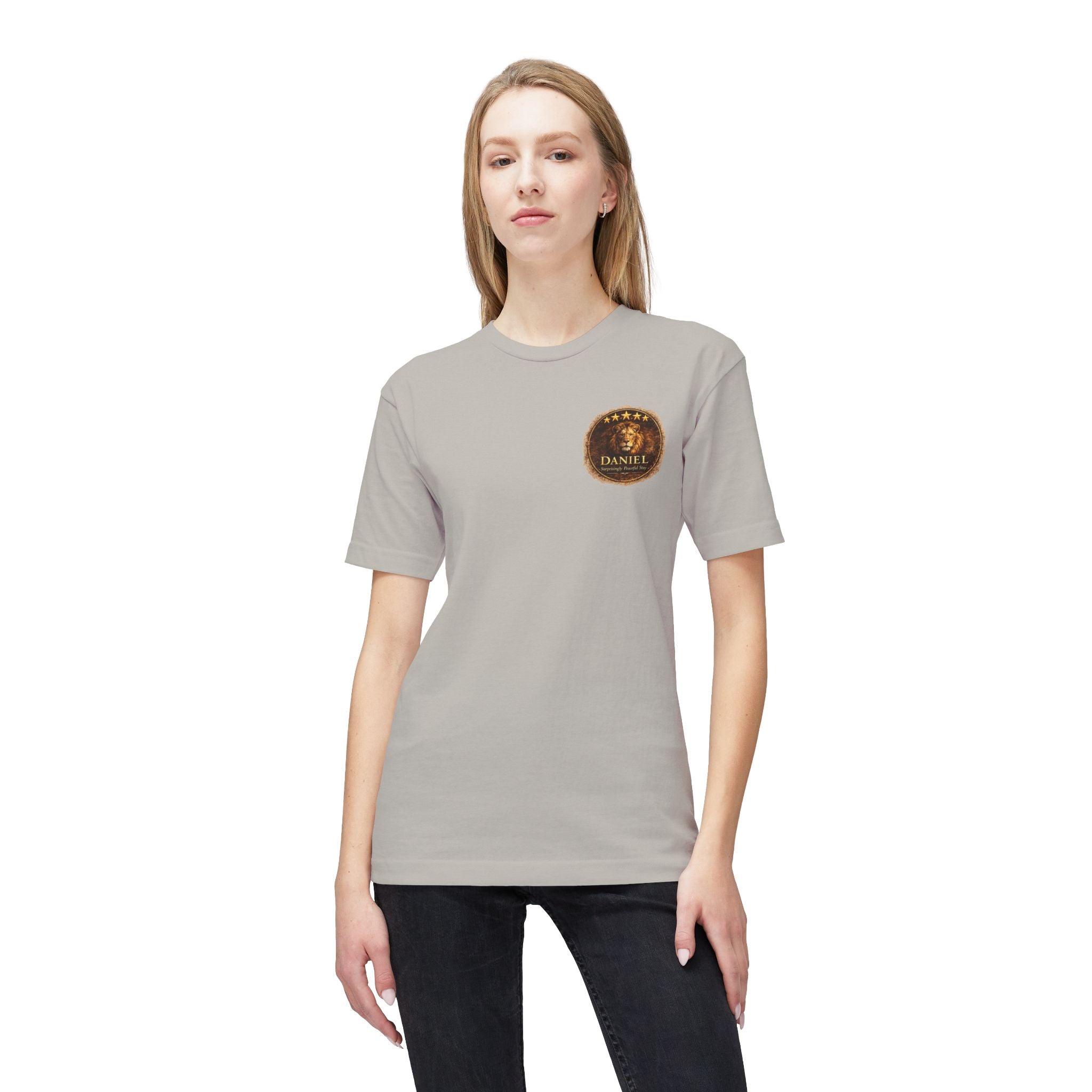 Daniel Review "Stay" Christian T-Shirt — Faith-Based Lion Design